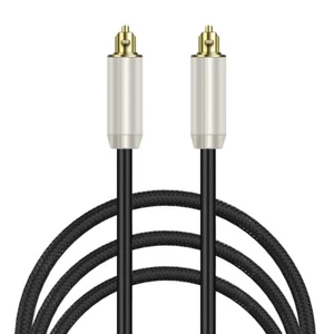 100% NEW Advanced Woven Toslink Digital Fiber Optic Audio Cable SPDIF Dolby DTS - Picture 1 of 1