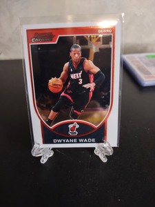 2007 Bowman Chrome #3 Dwayne Wade Miami Heat HOF