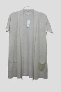 New York and Company, Cardigan, Gold Sparkle, Size: Medium - Picture 1 of 12