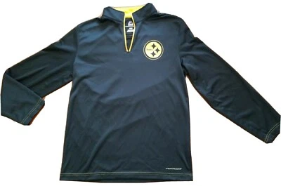 MAJESTIC NFL STEELERS THERMA BASE Women's Size M Lightweight Pullover Jacket - Изображение 1 из 3