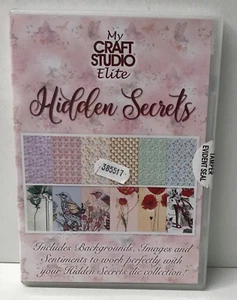 Hidden Secrets My CRAFT STUDIO Elite PC CD-ROM - Backgrounds,Images,Sentiments - Picture 1 of 3