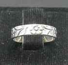 925 Sterling Silver Band& Statement Meditation Ring Handmade Ring All Size -Q-78