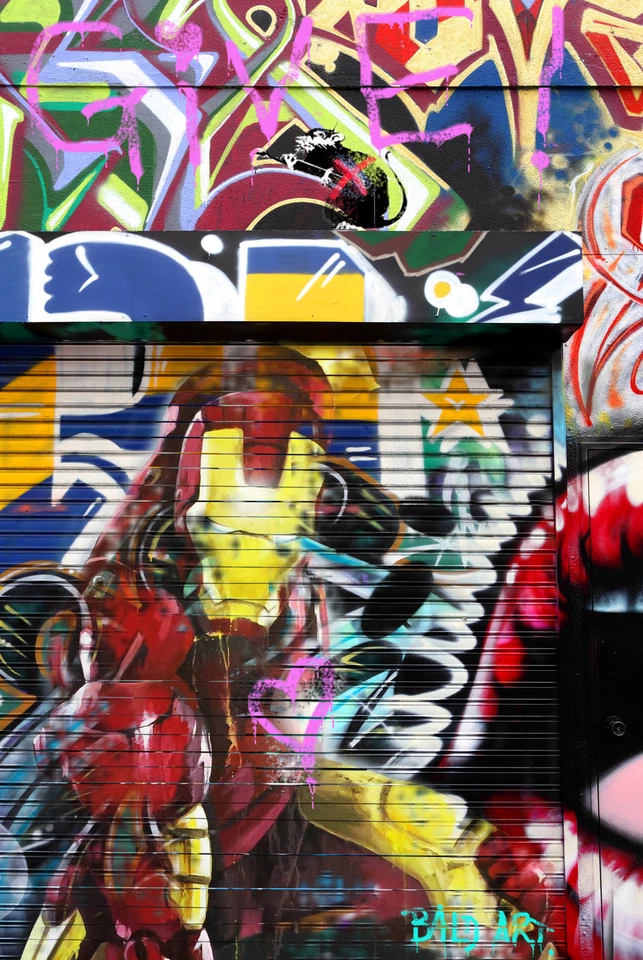 street art transformer alley A1 SIZE PRINT poster  FOR YOUR FRAME — 第 1/1 张图片