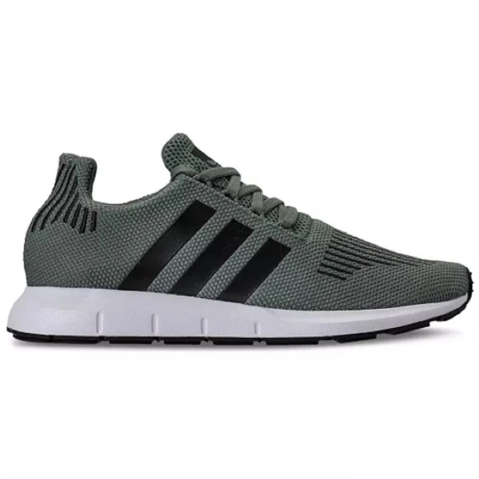 Adidas Swift Run Trace Cargo Green Black CG4115 Men’s Running Sneakers Size 10.5 - Image 1 of 4