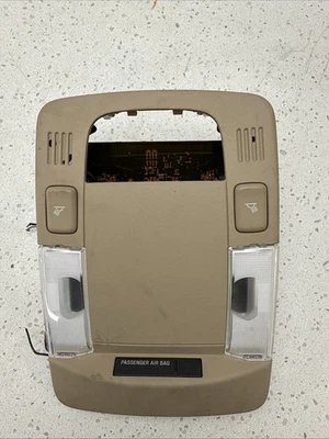 2006-2011 Cadillac DTS Camel Tan Overhead Console Dome Light Map Lamp OEM - Image 1 of 4