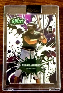 REGGIE JACKSON 2024 COMODÍN SPLAT PÚRPURA REMOLINO # 2/2 OAKLAND ATLETISMO - Imagen 1 de 3