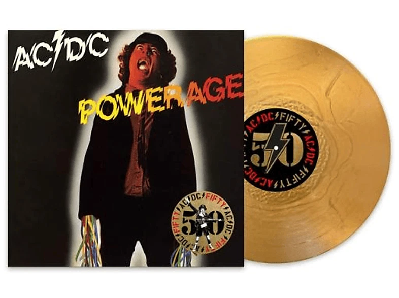 AC/DC - Powerage/gold vinyl  - (Vinyl) - Bild 1 von 1