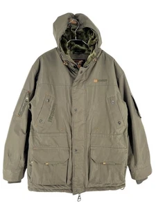 GEOGRAPHICAL NORWAY Hooded Parka Jacket Coat Men Size S - Picture 1 of 9
