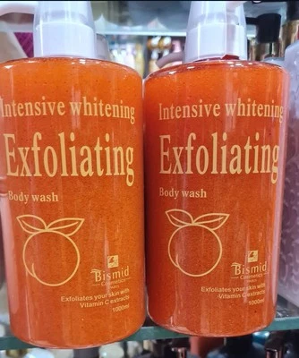 Bismid Intensive Whitening Exfoliating Body Wash With VitaminC Extract 1000ml 1X