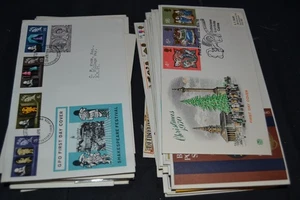 GB first day covers 1960's period x 50 mostly different. - Picture 1 of 8