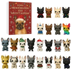 French Bulldog Advent Calendar 2025 Fun Middle Finger French Bulldog Advent Cale - Picture 1 of 10