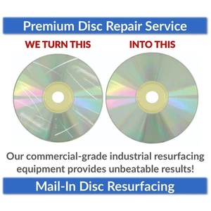 24 Professional Disc Repair Service, Fix Scratch Removal, PS1 PS2 PS3 PS4 PS5 - Picture 1 of 4