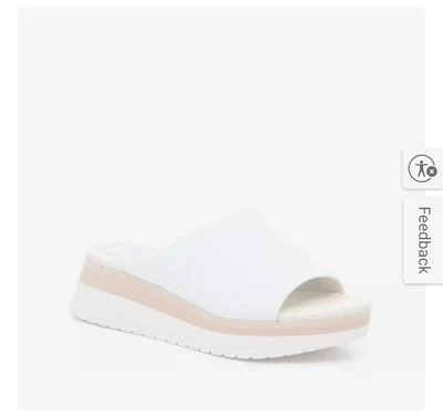 Женские сандалии-шлепанцы DOLCE VITA MILO на белой платформе размер 8,5 - Изображение 1 из 4