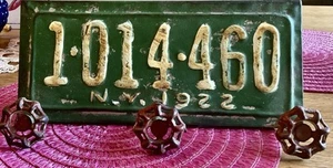 2 N.Y.1922 Decorative Wall Mounted Hooks Garage-Man Cave - Picture 1 of 6