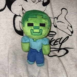 2017 Minecraft Mojang Jinx Approx 8" Steve Creeper Zombie Stuffed Plush - Picture 1 of 3