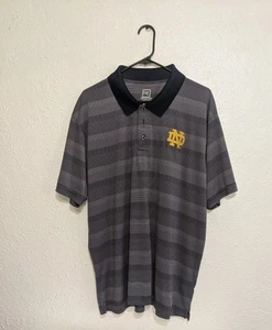 Notre Dame Fighting Irish Polo Golf Shirt Gr. XL Pro Edge grau - Bild 1 von 6