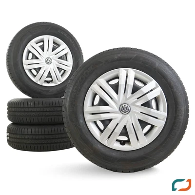 Original VW Polo 6 AW Sommerräder Sommerreifen 14 Zoll 185/70 R14 88H DOT22 - Bild 1 von 4