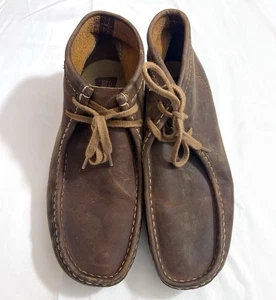 Clark’s Originals Wallabees Braun Schnürschuhe Leder Mokassins Herren Größe 8,5 - Bild 1 von 8