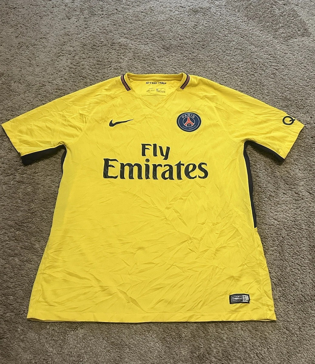 Nike Paris Saint-Germain Yellow International Club Soccer Fan