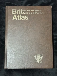 Britannica Atlas 1768 Hardcover (1969 - 1980) - Imagen 1 de 4