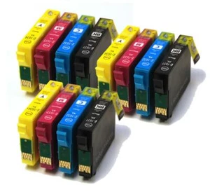 Set 3 cartucce di inchiostro compatibili da utilizzare con WF2540 WF2630 WF2650 WF2660 - Foto 1 di 1