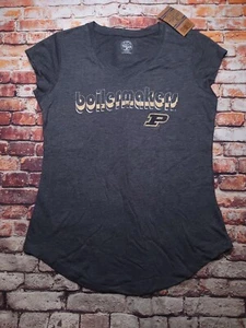 T-shirt collo a V Rivalry Threads Purdue Boilermakere taglia S manica corta - Foto 1 di 6