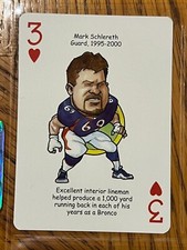 Mark Schlereth -  Hero Decks caricature playing card - Denver Broncos