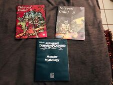 Monster Mythology 2nd Ed Dungeons and Dragons Tsr 1992 Sc & Thieves Guild lot