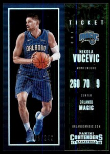 2017-18 Panini Contenders Playoff Ticket #32 Nikola Vucevic /249