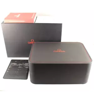 GENUINE OMEGA WATCH BOX BLACK SEAMASTER 300M LIMITED EDITION - Picture 1 of 10
