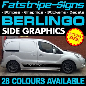 to fit CITROEN BERLINGO GRAPHICS STICKERS STRIPES DECALS L1 L2 DAY VAN CAMPER - Picture 1 of 2