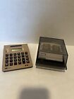 Vintage Rolodex S-310 Made In The Usa + Vintage Nsc Calculator