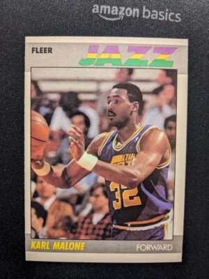 1987-88 Fleer - #68 Karl Malone - Image 1 of 4