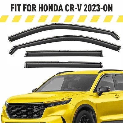 Rain Guards Vent Visors Shade for 2023-2026 Honda CR-V (CRV) In-Channel - Image 1 of 4