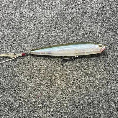 Señuelo Lucky Craft Gunfish 115 Topwater 4,5" 3/5 oz - Aurora Ghost Wakasagi Foto 1 de 4