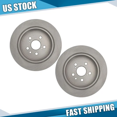 Se adapta a Toyota Camry 1988~1991 2X rotor de freno de disco trasero C-Tek Foto 1 de 4