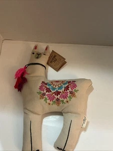 Heating Pad-Vintage Style-Embroidered  Llama-Infused Lavender - Natural Life - Picture 1 of 7