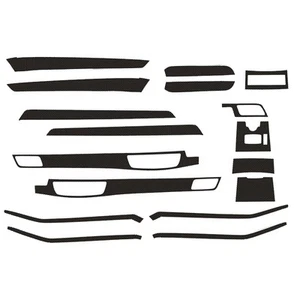1 juego de pegatinas estilo fibra de carbono 5D decoración interior coche se adapta a Mercedes Benz W212 - Imagen 1 de 6
