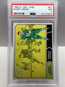 1968-69 O PEE CHEE DANNY GRANT #52 RC PSA 7 *POP 31 - Picture 1 of 3