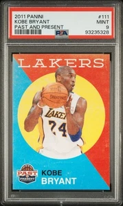 2011 PANINI KOBE BRYANT PAST AND PRESENT #111 PSA 9 - Picture 1 of 3