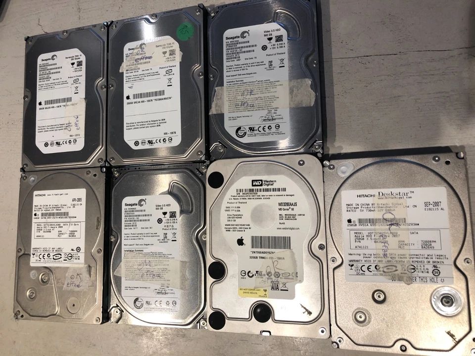 Lot de  7 Disques Durs 3.5 Sata PRIX DE DEPART 5€ - Photo 1/1