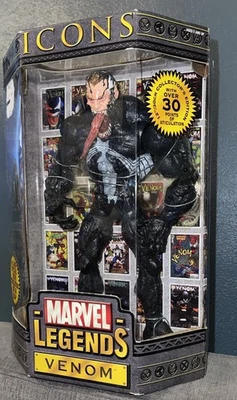 Marvel Legends Icons ~ FIGURA DE ACCIÓN VENOM (DESENMASCARADA) 12" (2006) ~ Toy Biz - Nuevo en caja Foto 1 de 4