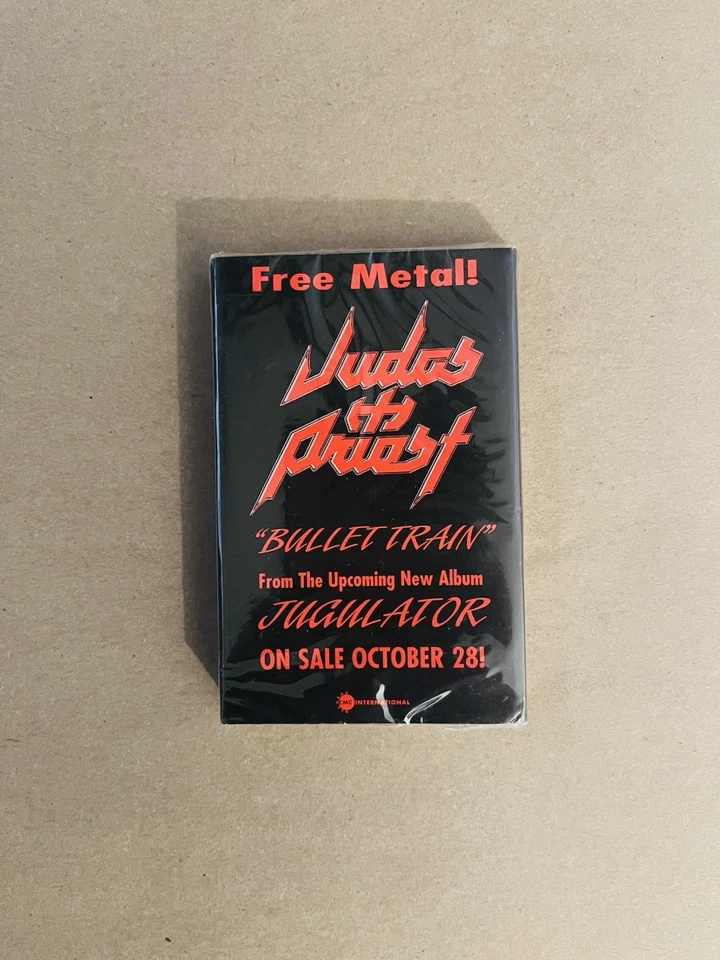 Promo JUDAS PRIEST- BULLET TRAIN SINGLE CASSETTE FROM ALBUM JUGULATOR Sealed - Image 1 of 2