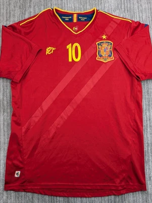 Spain National Team Fabregas Jersey Euro 2008 Home Football Soccer Men's XL - Image 1 of 4
