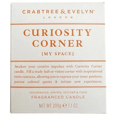 Vela esquinera Crabtree & Evelyn Curiosity 7,1 OZ NUEVA EN CAJA DESCONTINUADA Foto 1 de 2