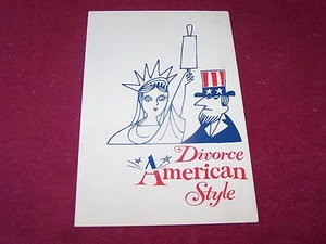 Columbia Pictures'1967 Movie," DIVORCE AMERICAN STYLE," Program-D. VanDyke-D.Rey - Picture 1 of 1