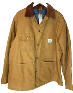 Chaqueta Carhartt Vintage Marrón Pato Manta Forrada Tareas Abrigo Hombre’s Talla 46 - Imagen 1 de 22