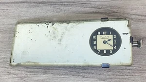 Mansfield Rear View Mirror Paramount Clock Auto Hot Rod 1930s - Picture 1 of 20