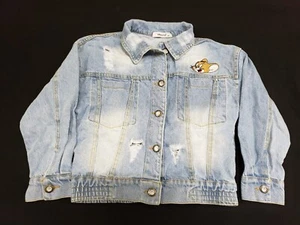 Tom & Jerry Blue Jeans Denim Jacket Miss Elitte Size 8Y - Picture 1 of 11