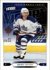 2005-06 Upper Deck Victory Maple Leafs Hockey Card #187 Brian Leetch